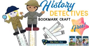 History Detective Bookmark Craft for Kids