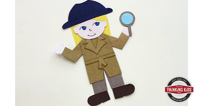 History Detective Bookmark Craft for Kids