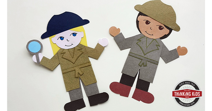 History Detective Bookmark Craft for Kids