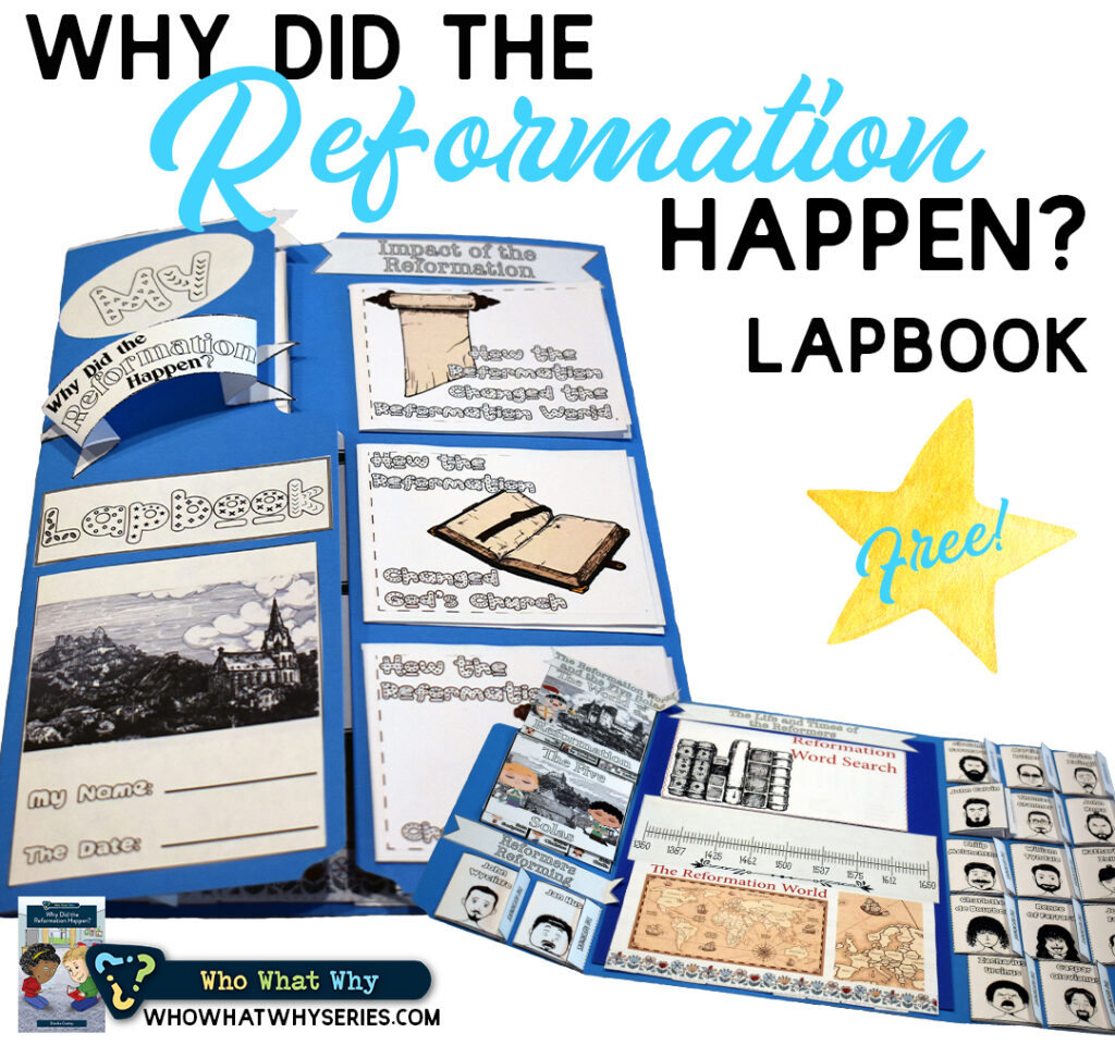 Protestant Reformation for Kids | FREE Lapbook