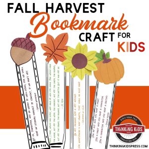 Fall Harvest Bookmark Craft for Kids
