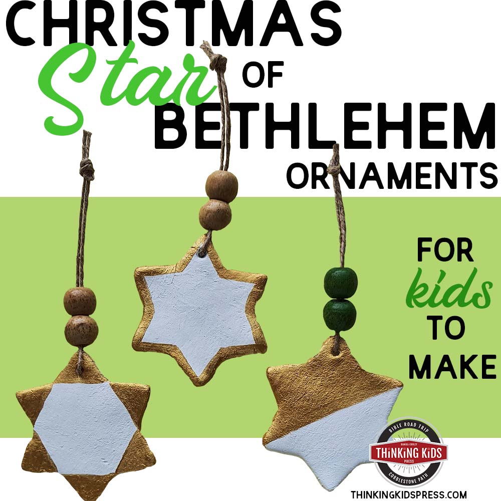 Christmas Star of Bethlehem Ornaments for Kids to Make