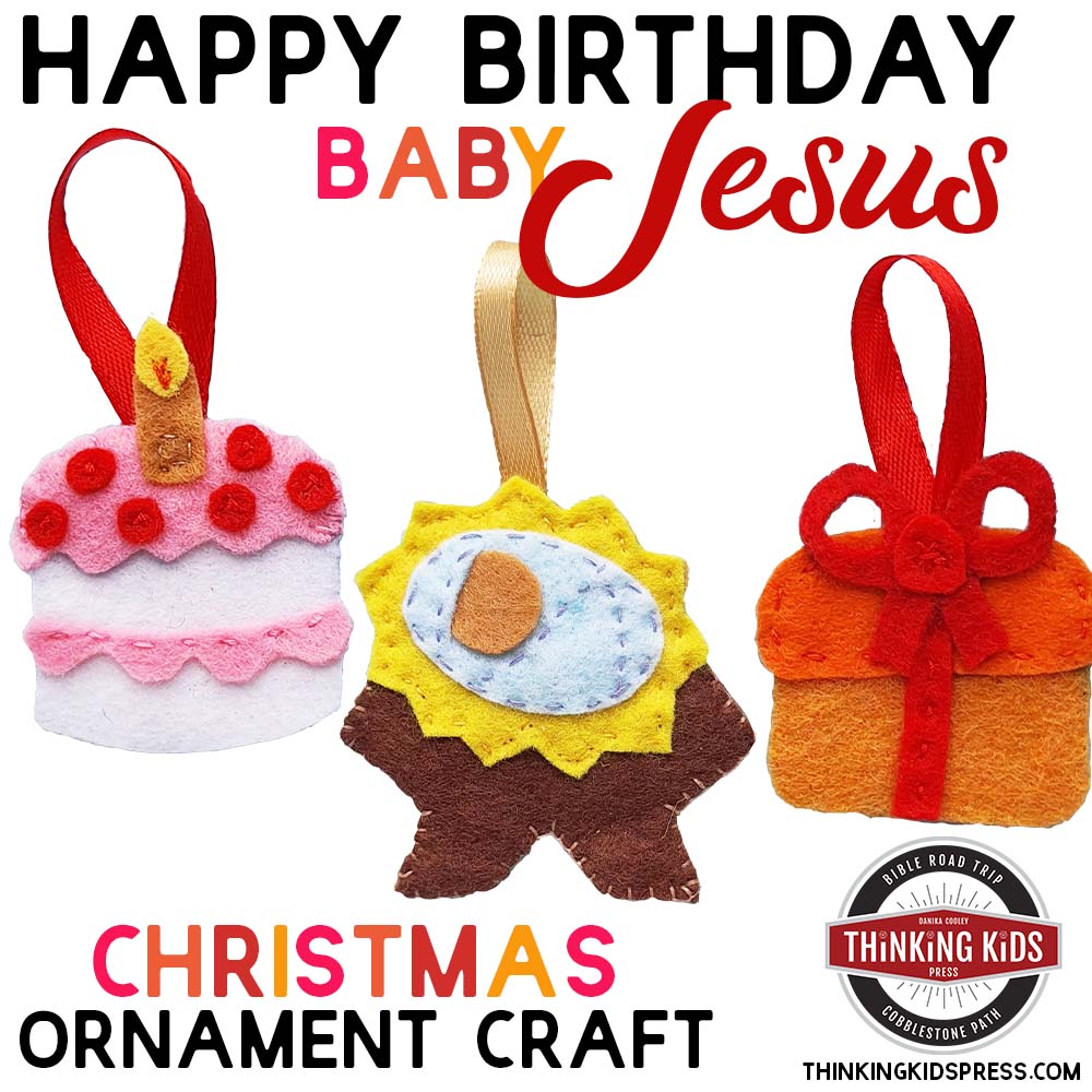 Happy Birthday Baby Jesus Ornament Craft