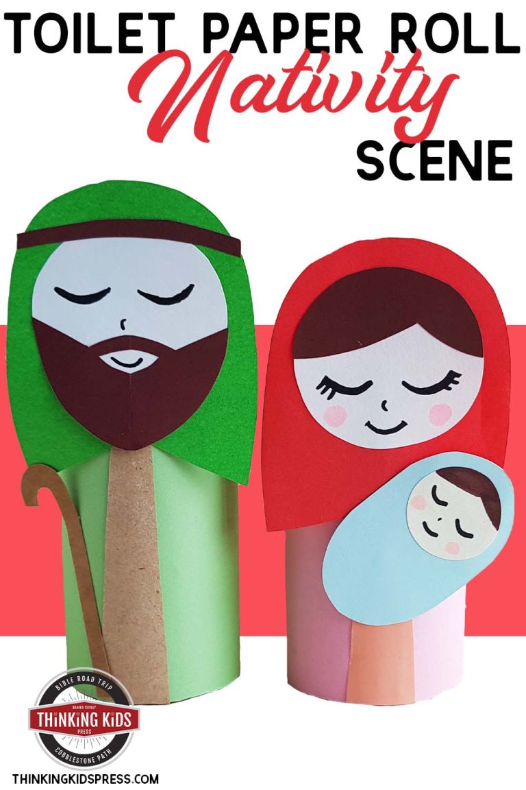 Toilet Paper Roll Nativity Scene Thinking Kids