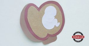 Jeremiah 1:5 Scripture Poster Craft | Leonardo da Vinci Womb Sketch