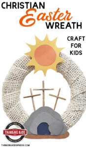Christian Easter Wreath Craft for Kids