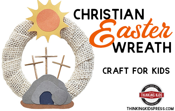 Christian Easter Wreath Craft for Kids