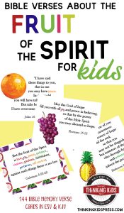 Bible Verses about Fruit of the Spirit Kids