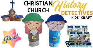 Christian Church History Detectives Kids' Craft