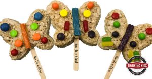 New Creation in Christ Butterfly Rice Crispy Treats