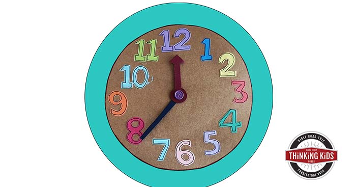 Make Time for Jesus | Kids' Clock Craft