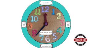 Make Time for Jesus | Kids' Clock Craft