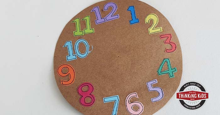 Make Time for Jesus | Kids' Clock Craft
