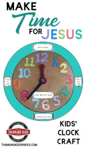 Make Time for Jesus | Kids' Clock Craft