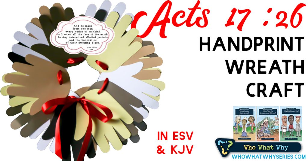 Acts 17:26 | Handprint Wreath Craft