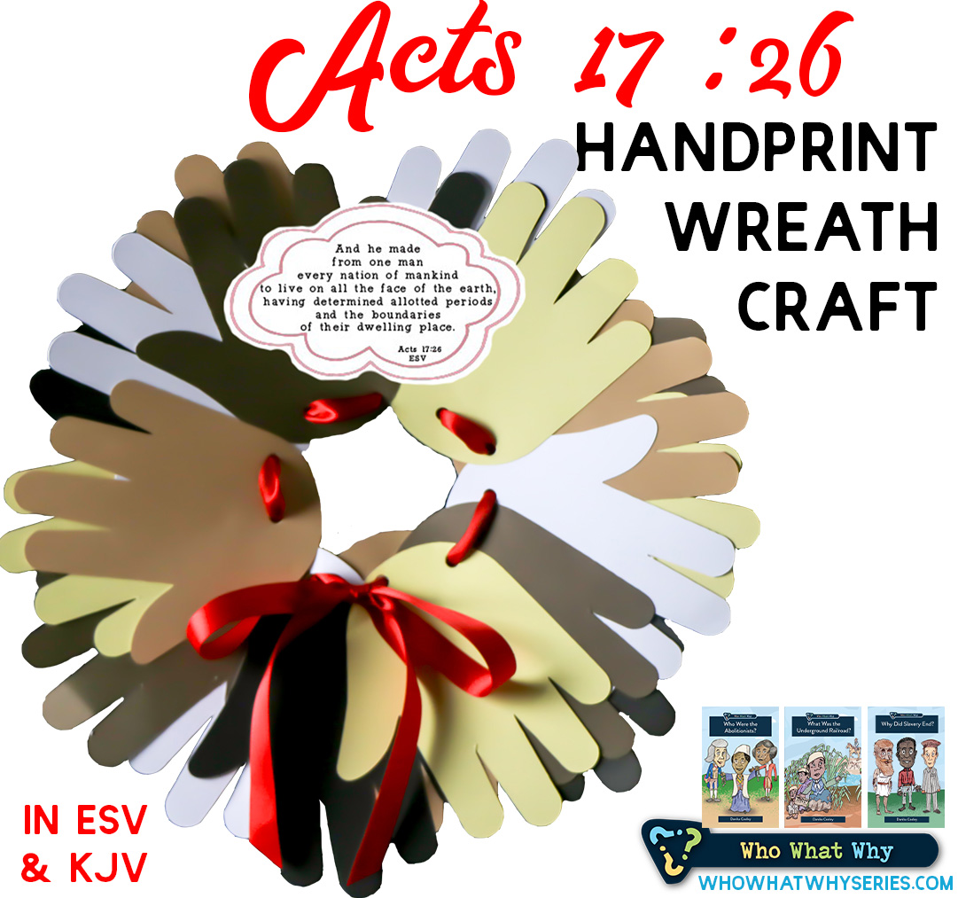 Acts 17:26 | Handprint Wreath Craft