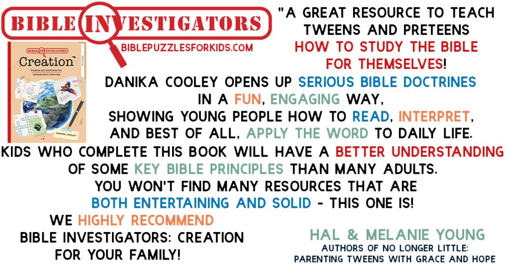 Bible Investigators | Bible Puzzles for Kids