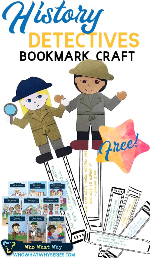 History Detective Bookmark Craft for Kids