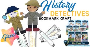 History Detective Bookmark Craft for Kids