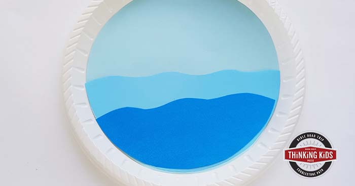 Psalm 69 34 Paper Plate Craft