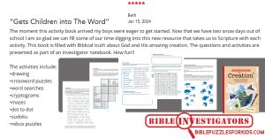 Bible Investigators: Creation Review