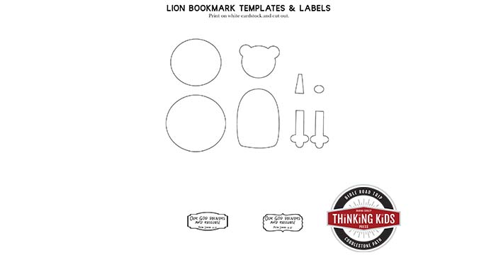 Daniel and the Lion's Den Craft | Bookmarks