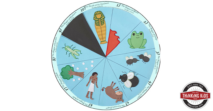 10 Plagues of Egypt Kids' Wheel Craft