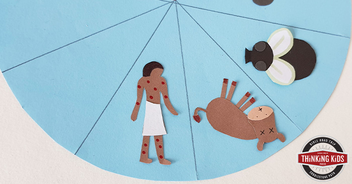 10 Plagues of Egypt Kids' Wheel Craft