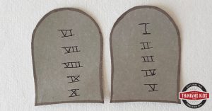 Moses and the 10 Commandments Craft