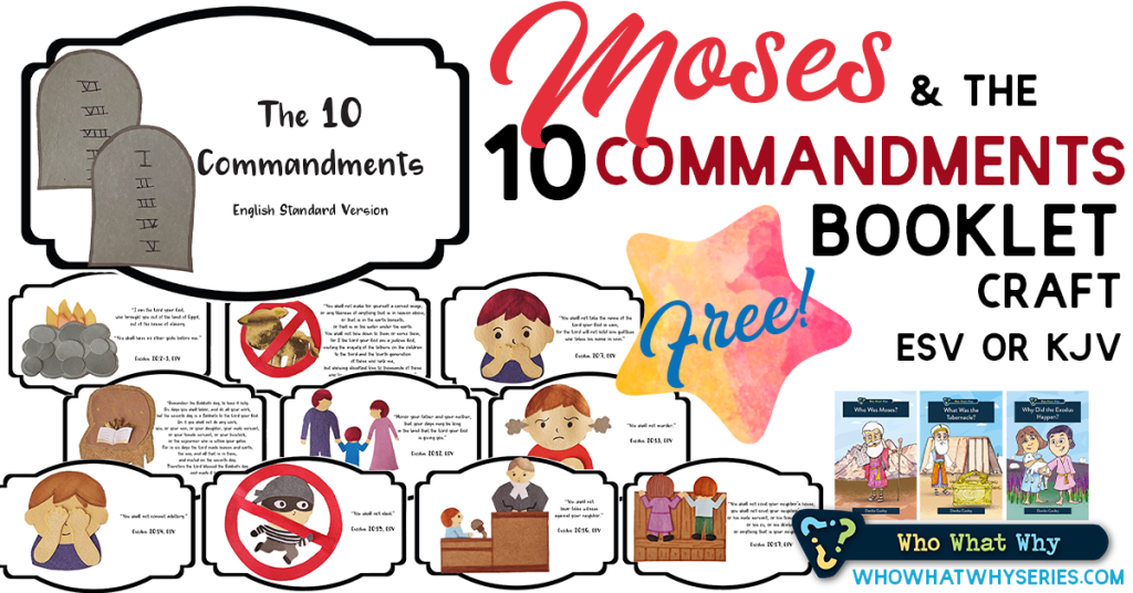 Moses and the 10 Commandments Craft