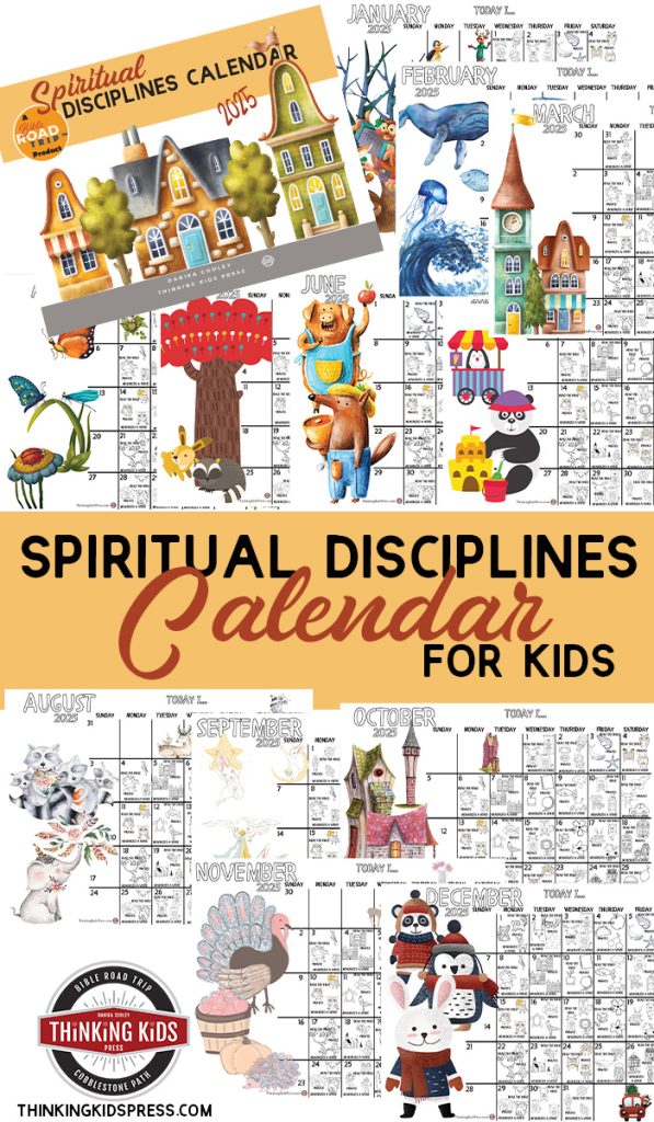 Spiritual Disciplines Calendar for Kids