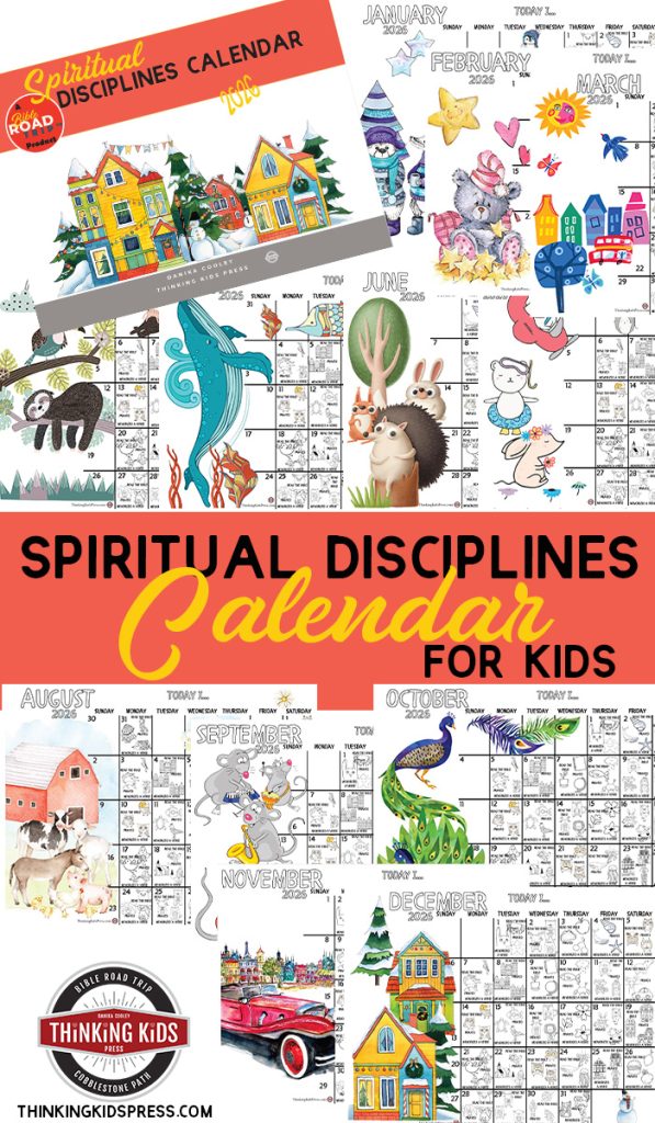 Spiritual Disciplines Calendar for Kids