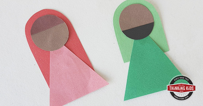 Nativity Scene Christmas Card Craft for Kids