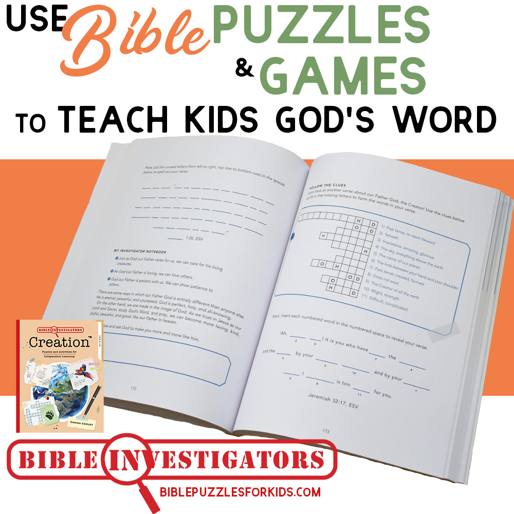 Use Bible Puzzles and Games to Teach Kids God's Word