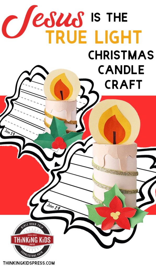 Jesus is the True Light | Christmas Candle Craft for Kids