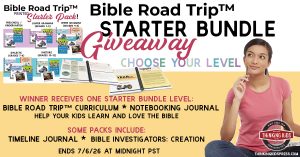 Bible Road Trip™ Giveaway | Choose Your Starter Bundle Level
