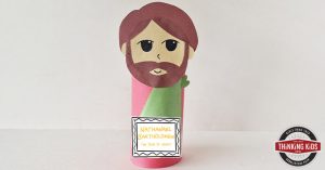 Jesus' 12 Disciples | Toilet Paper Roll Craft