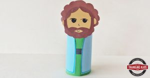 Jesus' 12 Disciples | Toilet Paper Roll Craft
