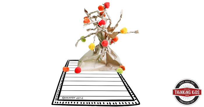 Revelation 22:2 | Tree of Life Copywork Craft