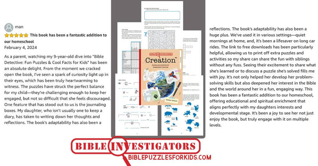 Bible Investigators: Creation | Review | Man