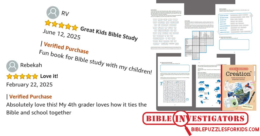 Bible Investigators: Creation | Review | RV and Rebekah