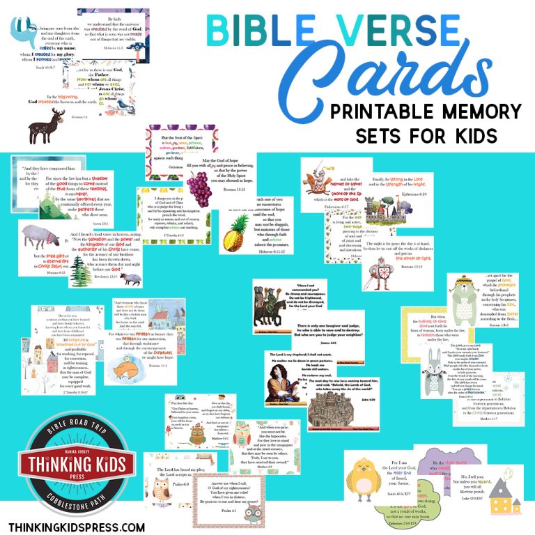 Bible Verse Cards | Printable Memory Sets for Kids
