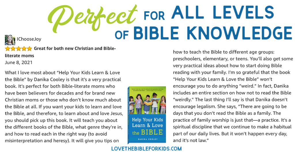 Help Your Kids Learn and Love the Bible Review