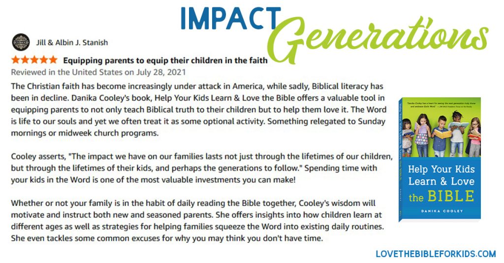 Help Your Kids Learn and Love the Bible Review