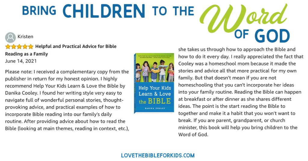 Help Your Kids Learn and Love the Bible Review