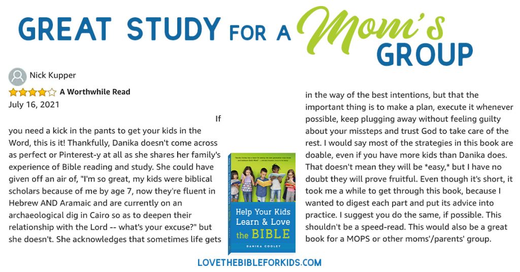 Help Your Kids Learn and Love the Bible Review