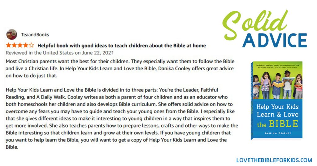 Help Your Kids Learn and Love the Bible Review