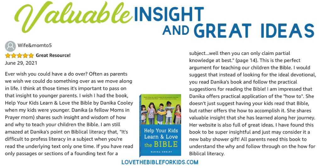 Help Your Kids Learn and Love the Bible Review