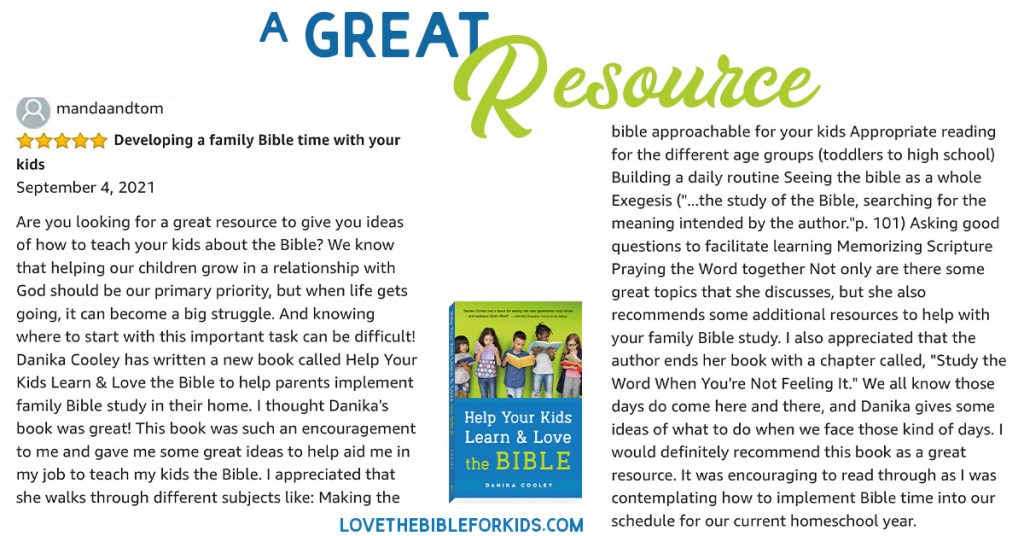 Help Your Kids Learn and Love the Bible Review