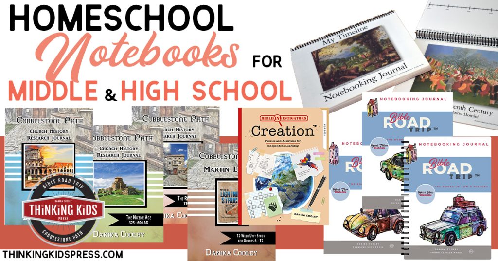 Homeschooling Notebooks for Middle and High School
